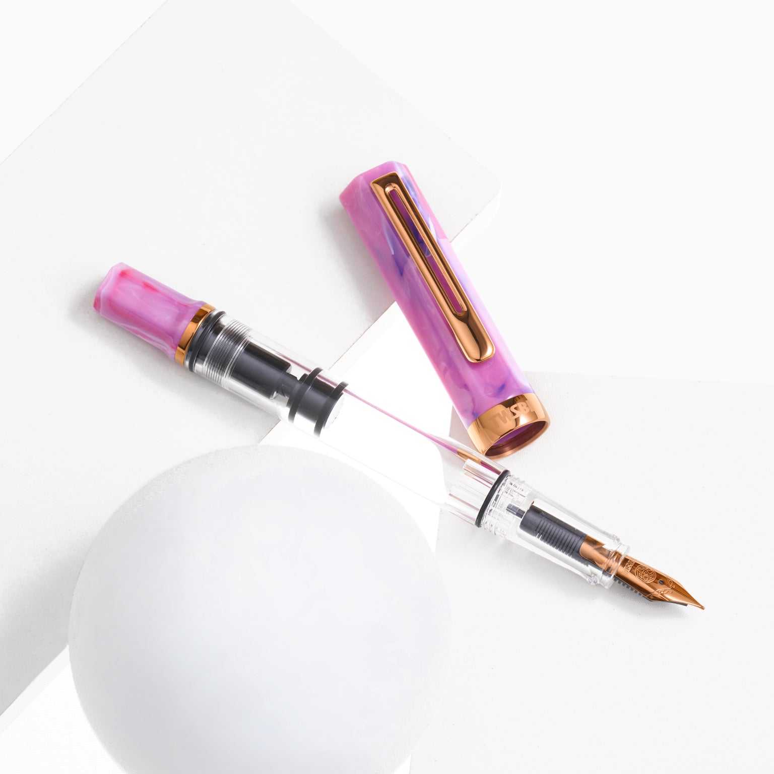 TWSBI ECO Fountain Pen - Fluorite Purple Bronze Trim – Yoseka