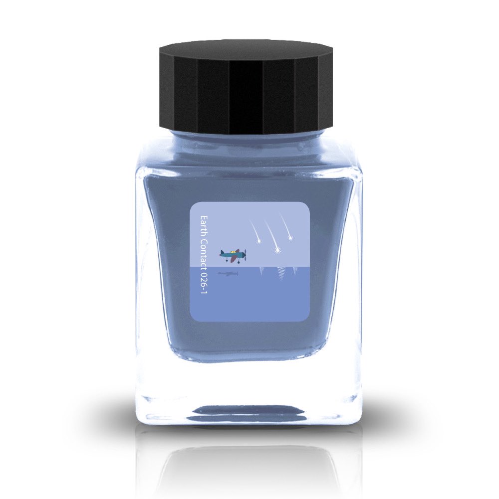 Tono & Lims Ink Bottle - Earth Contact - 026-1 Fluorite Indigo - 30ml