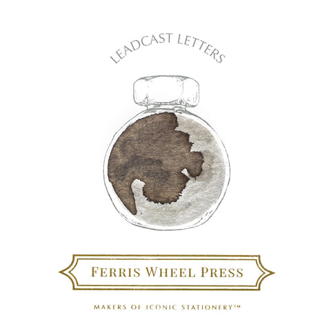 Ferris Wheel Press - Leadcast Letters