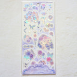 Kamio Foil Stamping Sticker Sheet - Meteore -  Flower