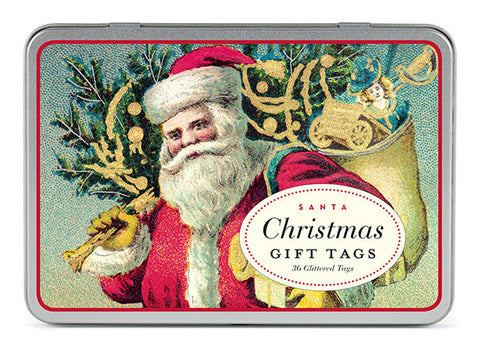 Cavallini - Christmas Gift Tags - Santa