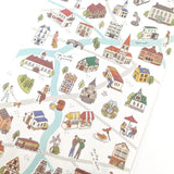 Mind Wave - Town Map Sticker - Gray City