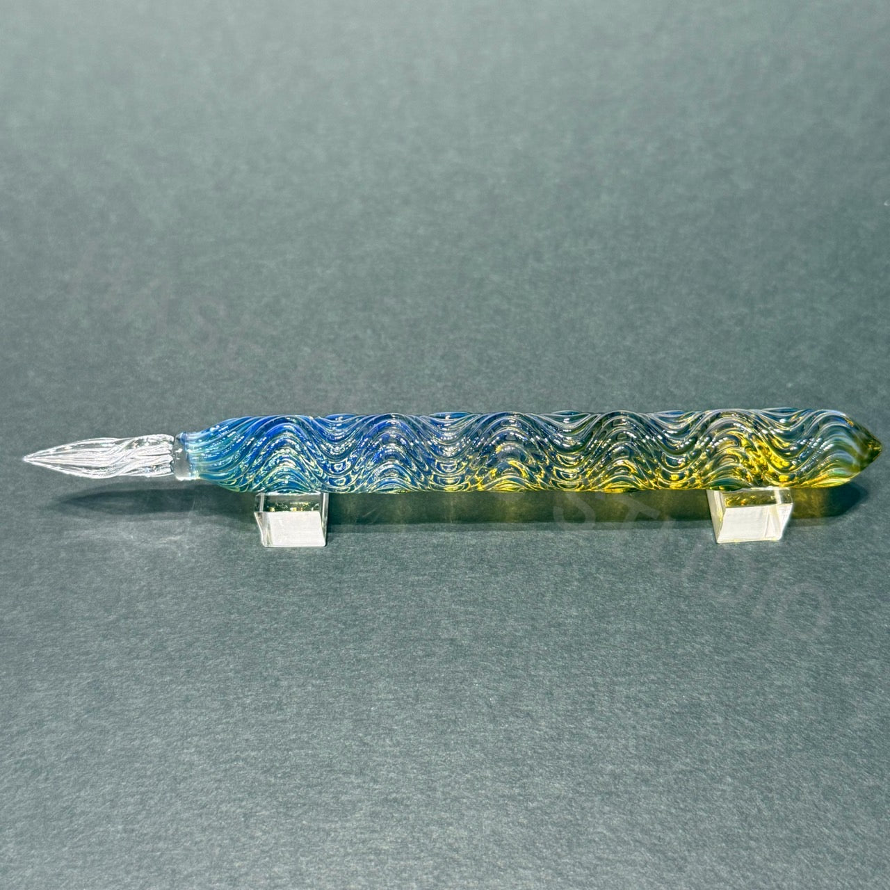 HASE Glass Studio Glass Pen - Ripples – Yoseka Stationery
