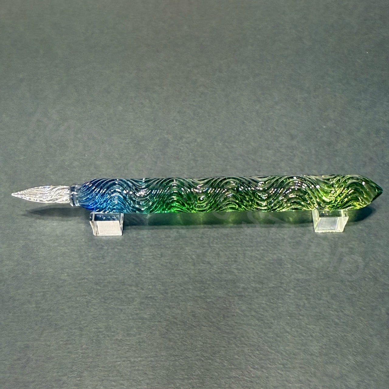 HASE Glass Studio Glass Pen - Ripples – Yoseka Stationery