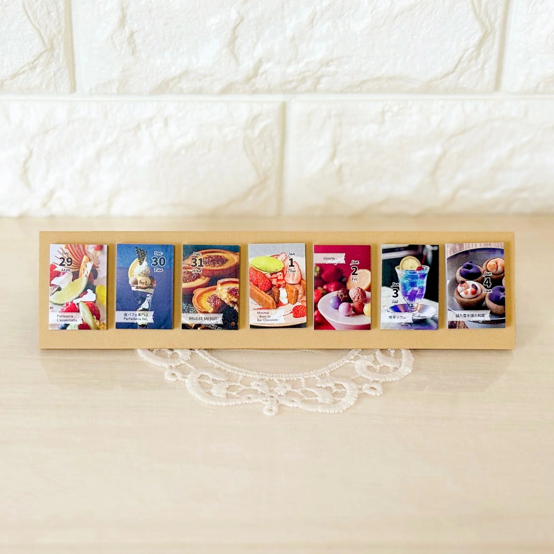Himekuri Sticky Calendar 2026 - Sweets