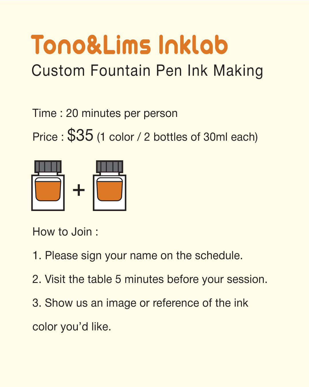 Optimal Ink Studio A Space Walk - Tono & Lims Ink Lab Appointment (Reservations Begin Jul ...