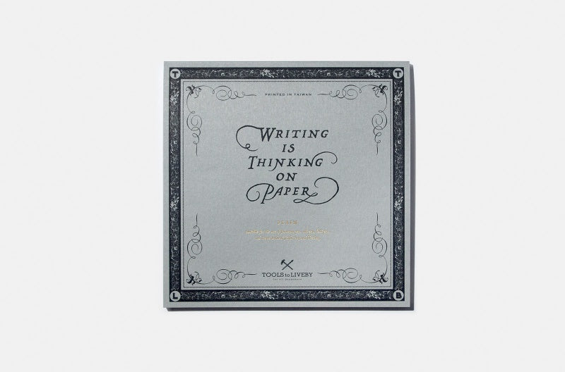 Tools to Liveby Calligraphy Practice Notebook - Plain – Yoseka Stationery