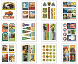 Cavallini - Vintage Stickers - National Parks