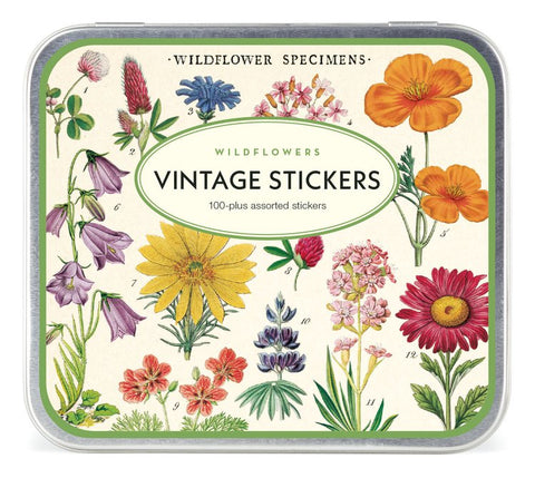 Cavallini - Vintage Stickers - Wildflowers