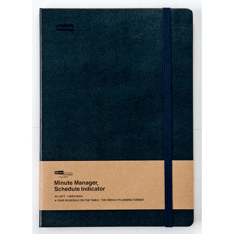 Hightide Planner Minute Manager 2025 EX - A5 LEFT (Pre-Order Starts July, Ships mid-late September)