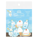 Furukawa Paper Flake Stickers - Sora Cafe - Lunch