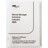 Hightide Diary Minute Manager 2025 - A5 (Pre-Order Starts July, Ships mid-late September)