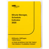 Hightide Diary Minute Manager 2025 - A5 (Pre-Order Starts July, Ships mid-late September)