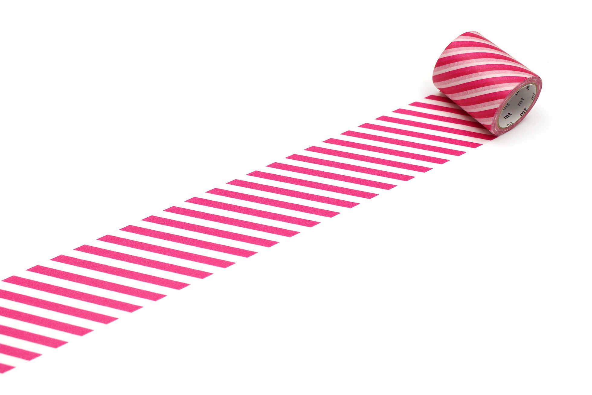 mt Washi Tape - Extra Wide - Stripe Magenta