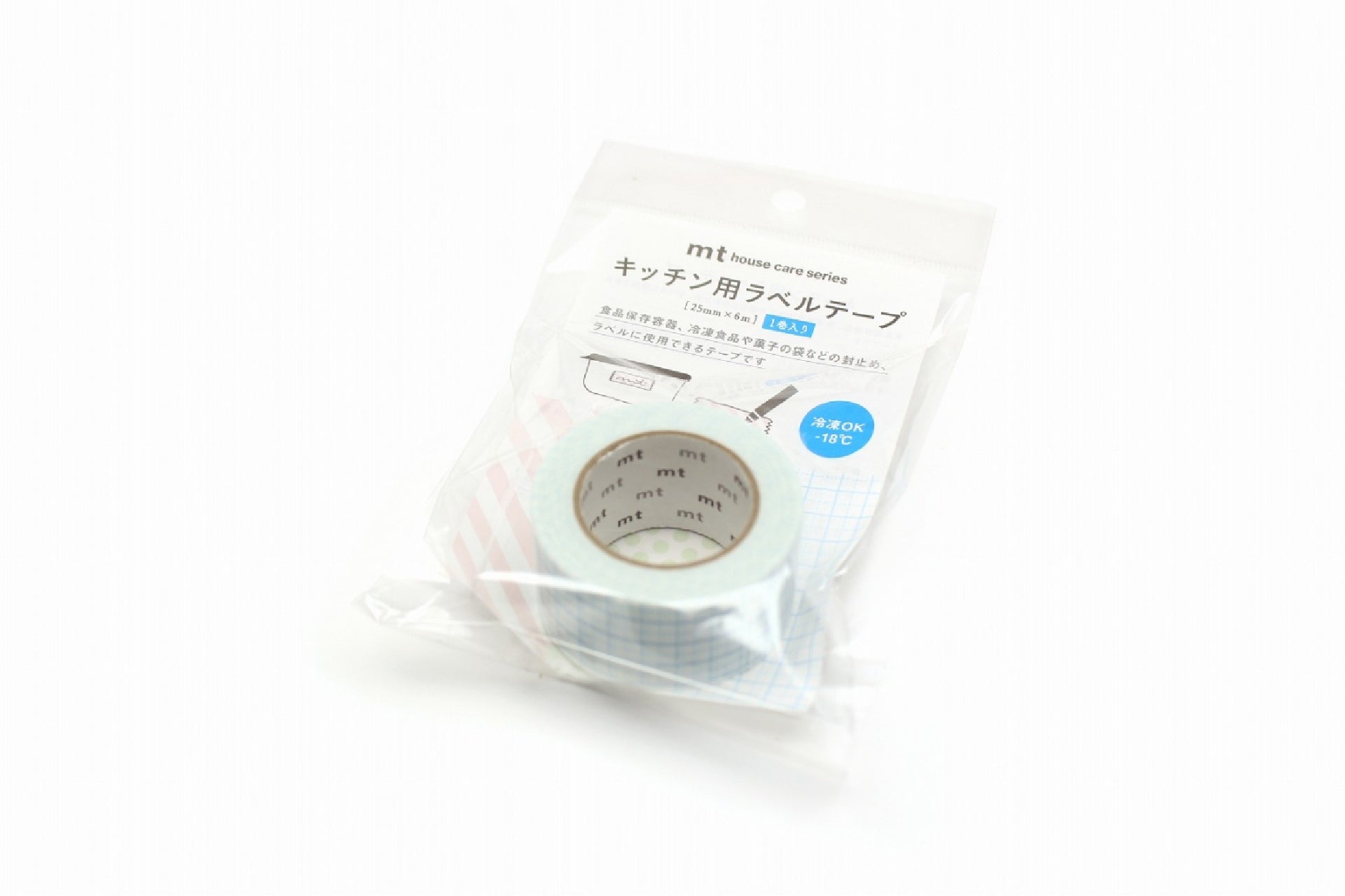 mt House Care Kitchen Label Tape - Grid Blue