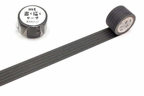 mt Write and Draw Washi Tape - Dotted Line Black