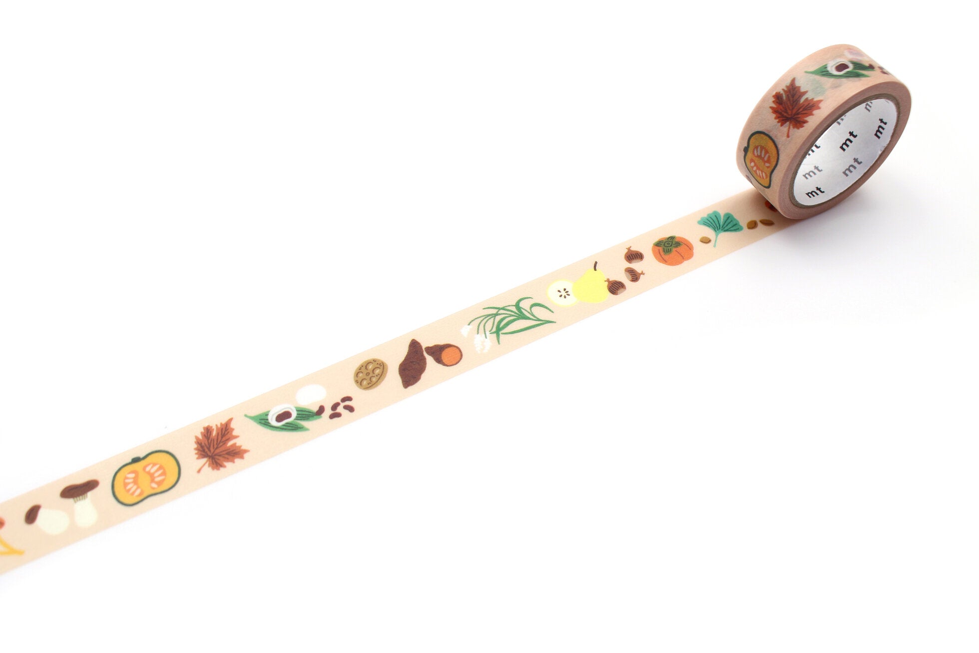 mt x Léa Maupetit Washi Tape - Golden Autumn