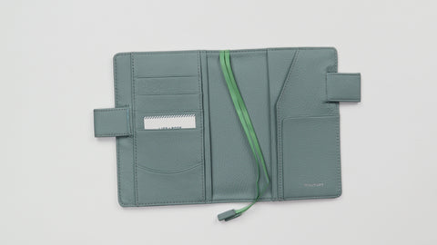 Hobonichi Techo Cover 2024 - Leather: Water Green