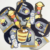 Furukawa Paper Flake Stickers - Sora Cafe - Midnight