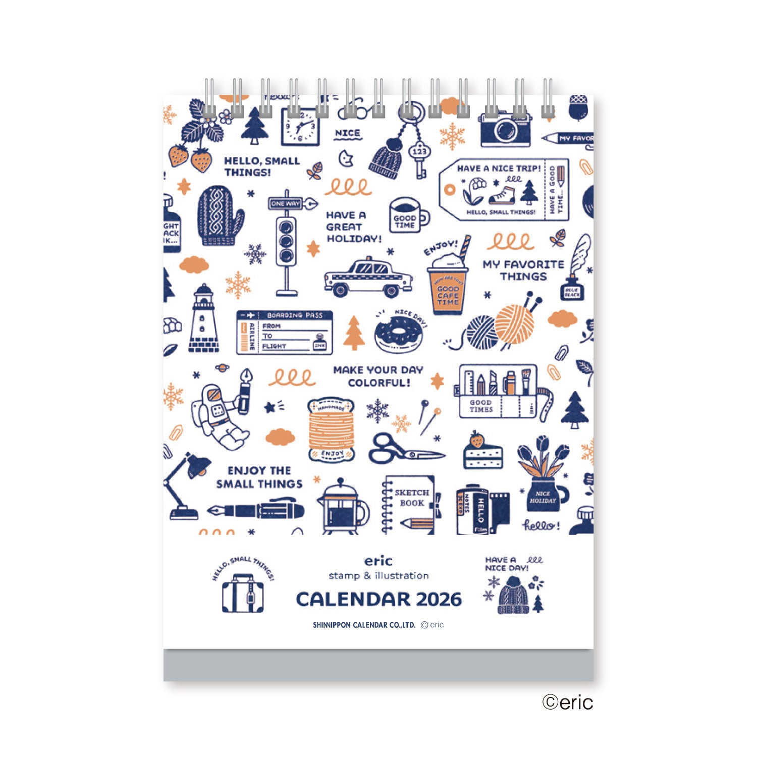 Shinnippon x eric 2026 - Desktop Monthly Calendar