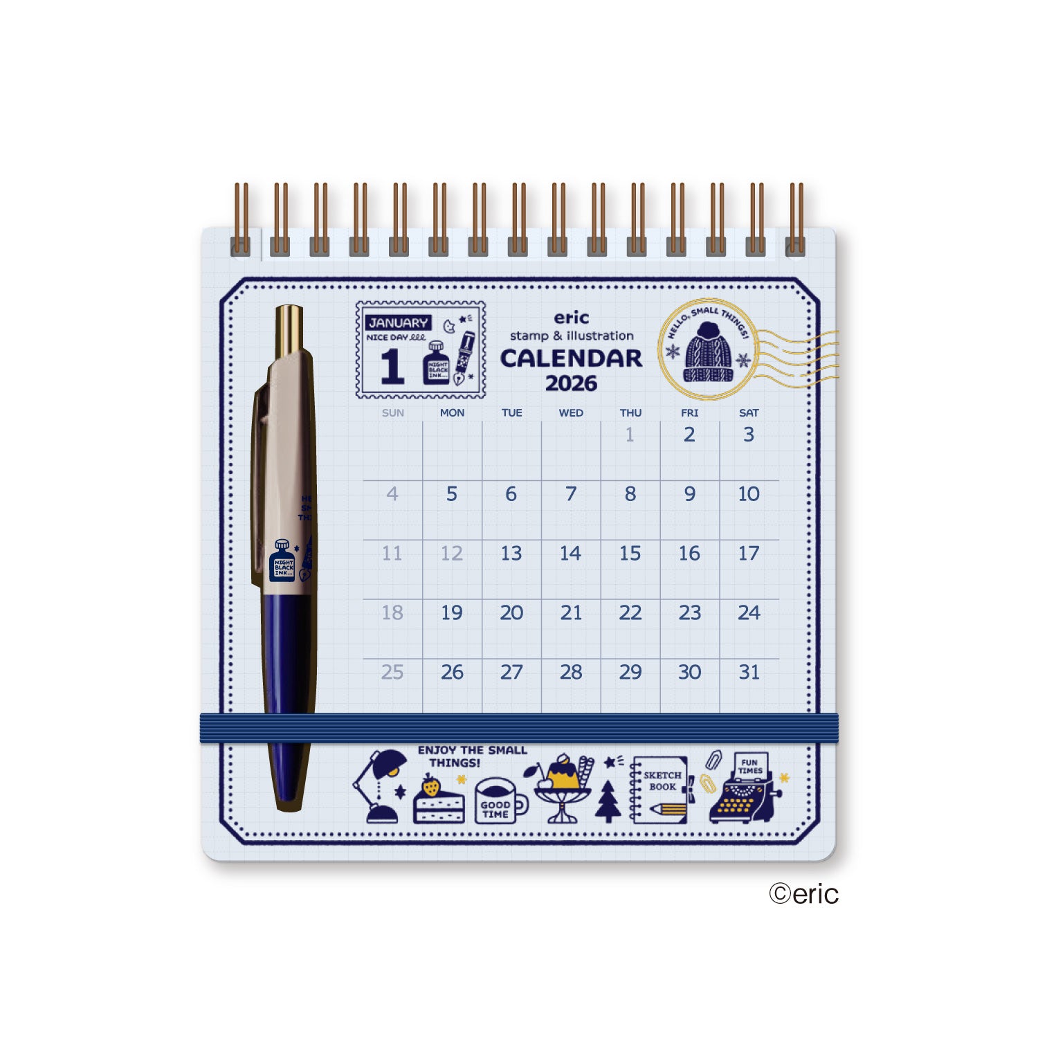 Shinnippon x eric 2026 - Scribble Calendar