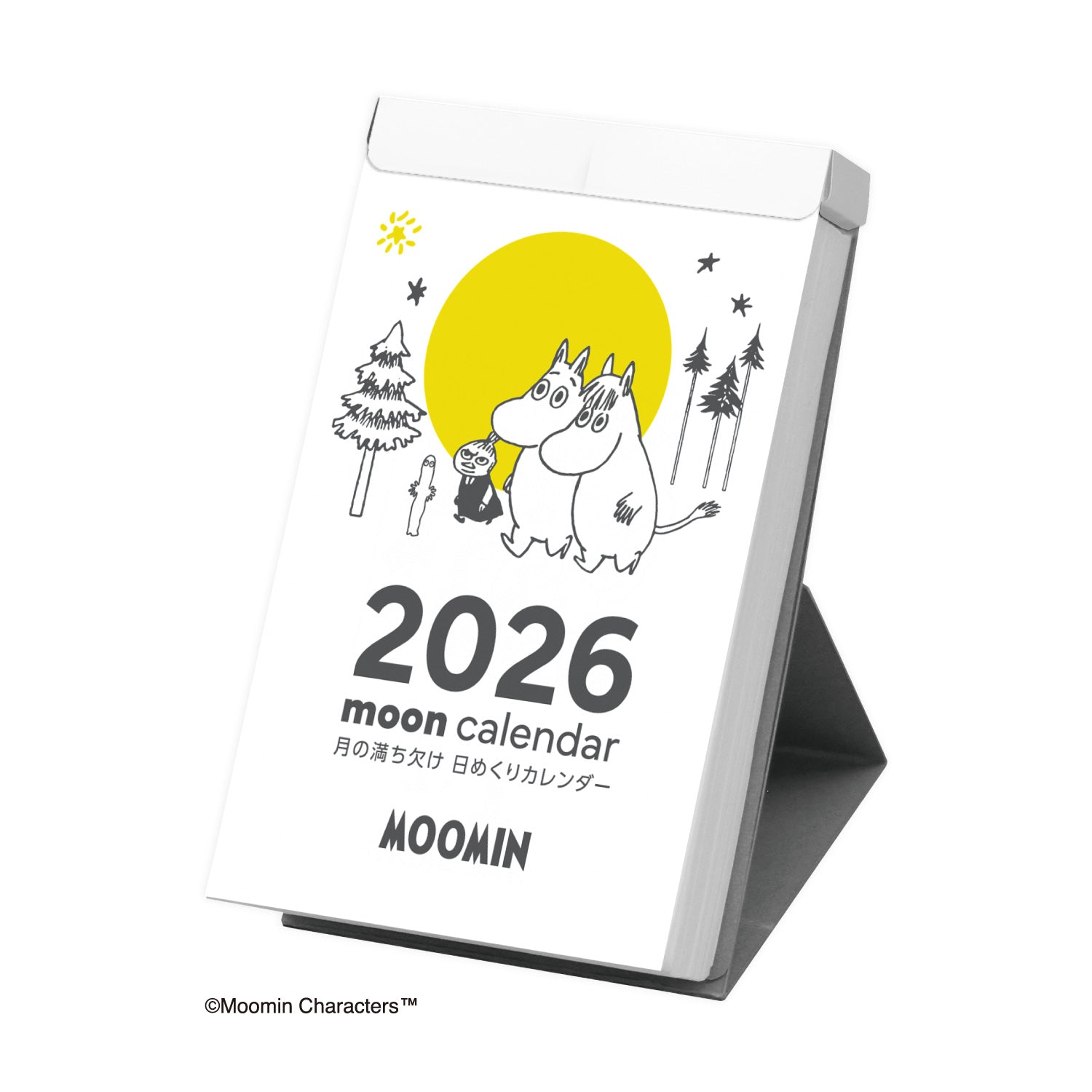 Shinnippon 2026 - Moomin Moon Phases Daily Calendar