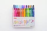 Pentel Touch Brush Sign Pen - Set of 24