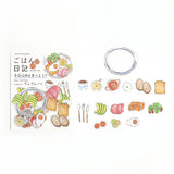 BGM Deco Clear Sticker - Food Diary - One Plate