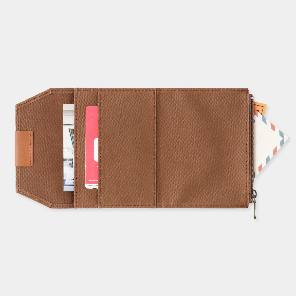 カセットケース TRAVELER's Factory Passport Size Refill - Cotton Zipper Case
