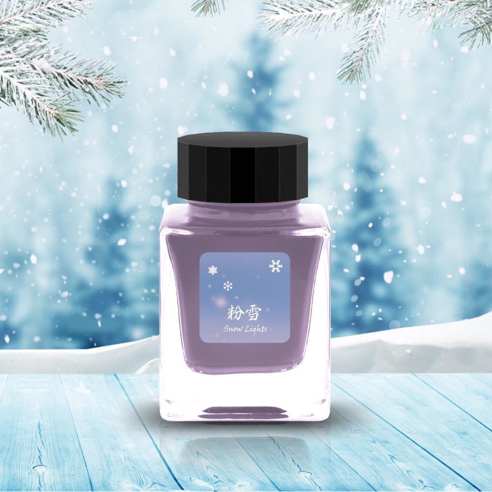 Tono & Lims Ink Bottle - Snow Lights - Season 2 - 粉雪 - Powder Snow - 30ml