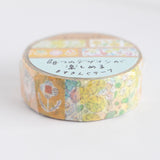 Furukawa From Me Washi Tape - Yellow Flowers