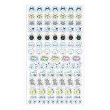 Furukawa Paper Sticker Sheet - Watashi Biyori Daily Sticker - Pochitto - Cat