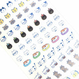 Furukawa Paper Sticker Sheet - Watashi Biyori Daily Sticker - Pochitto - Cat