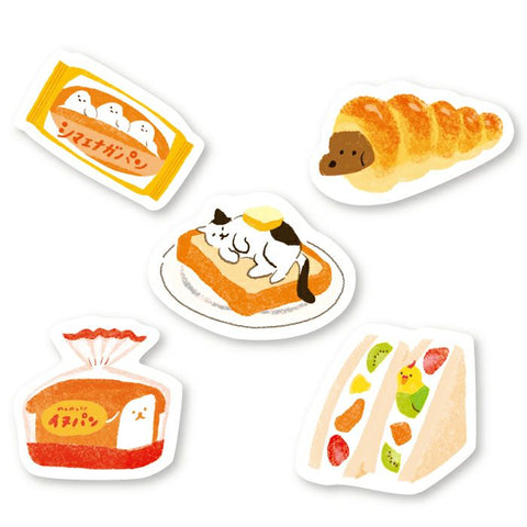 Furukawa Paper Flake Stickers - Breads