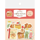 Furukawa Paper Flake Stickers - Sweets House