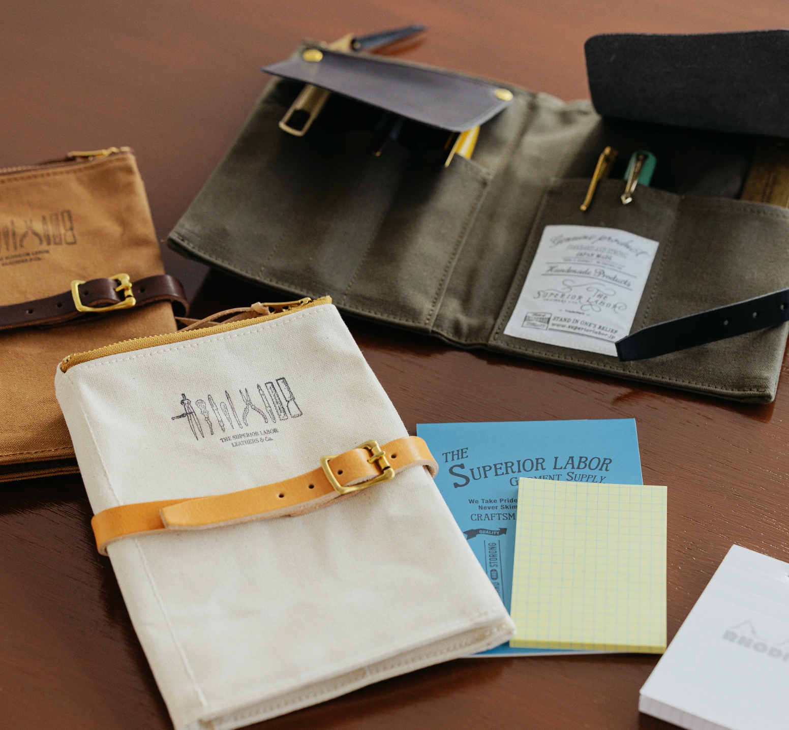 The Superior Labor - Paraffin Canvas Pen Case