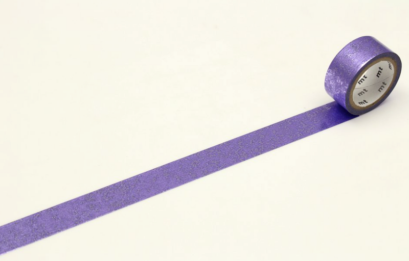 mt fab Washi Tape - Metallic Foil Stamp - purple dust