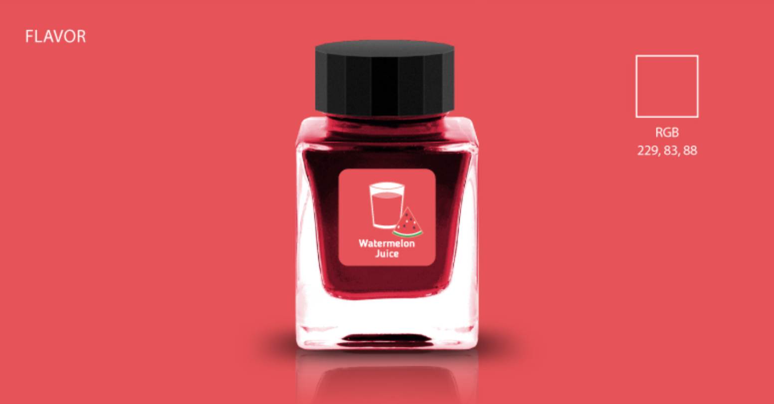 Tono & Lims Ink Bottle - Watermelon Juice - 30ml - Limited Seasonal (Coming Soon)