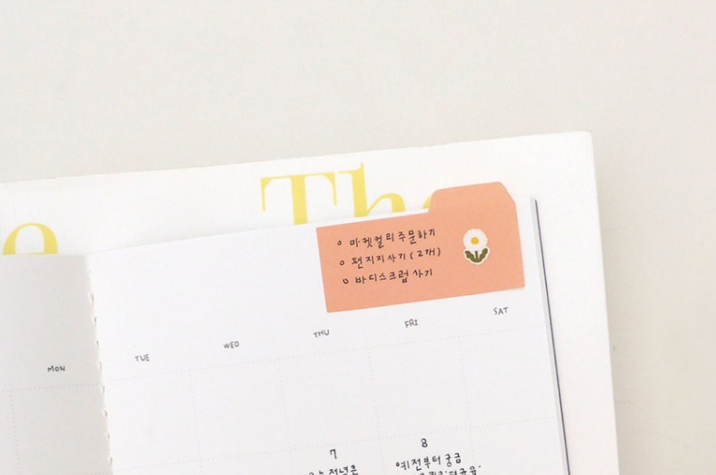Daily Planner Sticky Note Suatelier - Sticky Memo - Daily Plan 31 – Yoseka Stationery