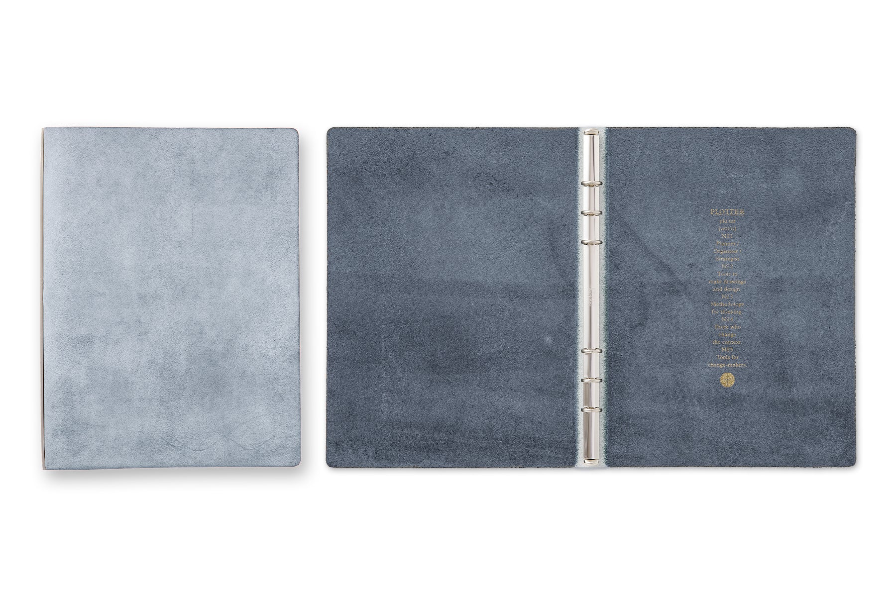 PLOTTER - Shiranami Leather Binder - A5 Size - US Exclusive