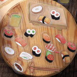 BGM Deco Clear Sticker - Food Diary - Sushi