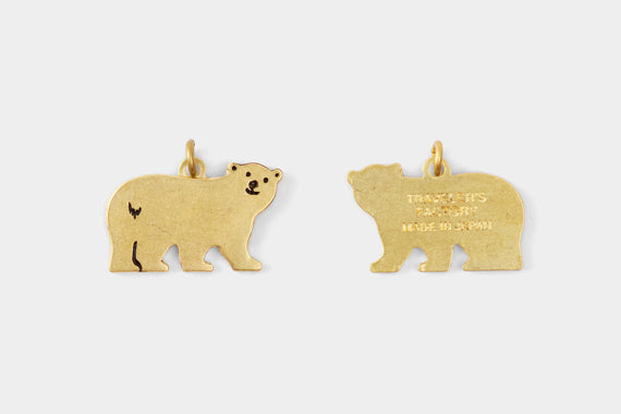 TRAVELER's Factory - Holiday Small Bear Brass Charm - Limited