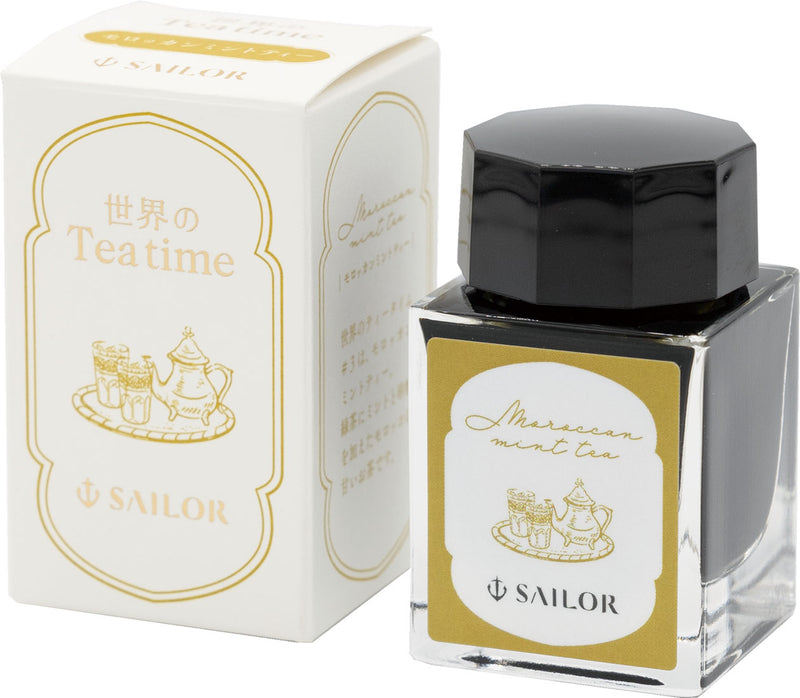 Sailor Tea Time Series Moroccan Mint Tea Ink – Yoseka Stationery