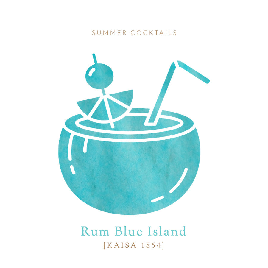 Vinta Inks - Summer Cocktails - Rum Blue Island (Kaisa 1854) - 30 mL (Coming Soon)