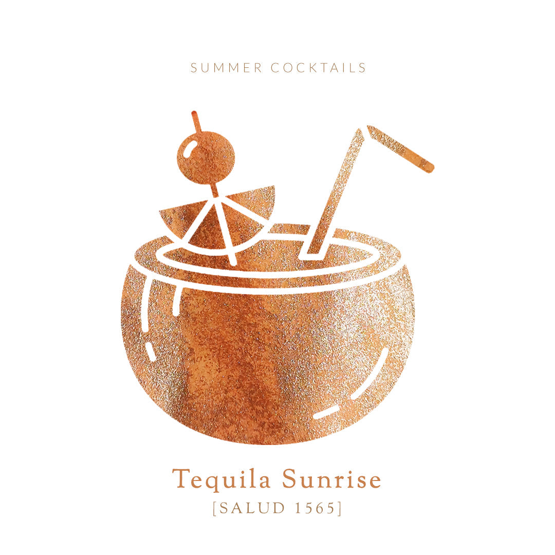Vinta Inks - Summer Cocktails - Tequila Sunrise (Salud 1565) - 30 mL (Coming Soon)