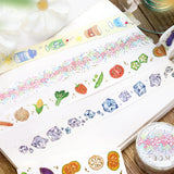 BGM Washi Tape - Foil Stamping Life - Vegetables