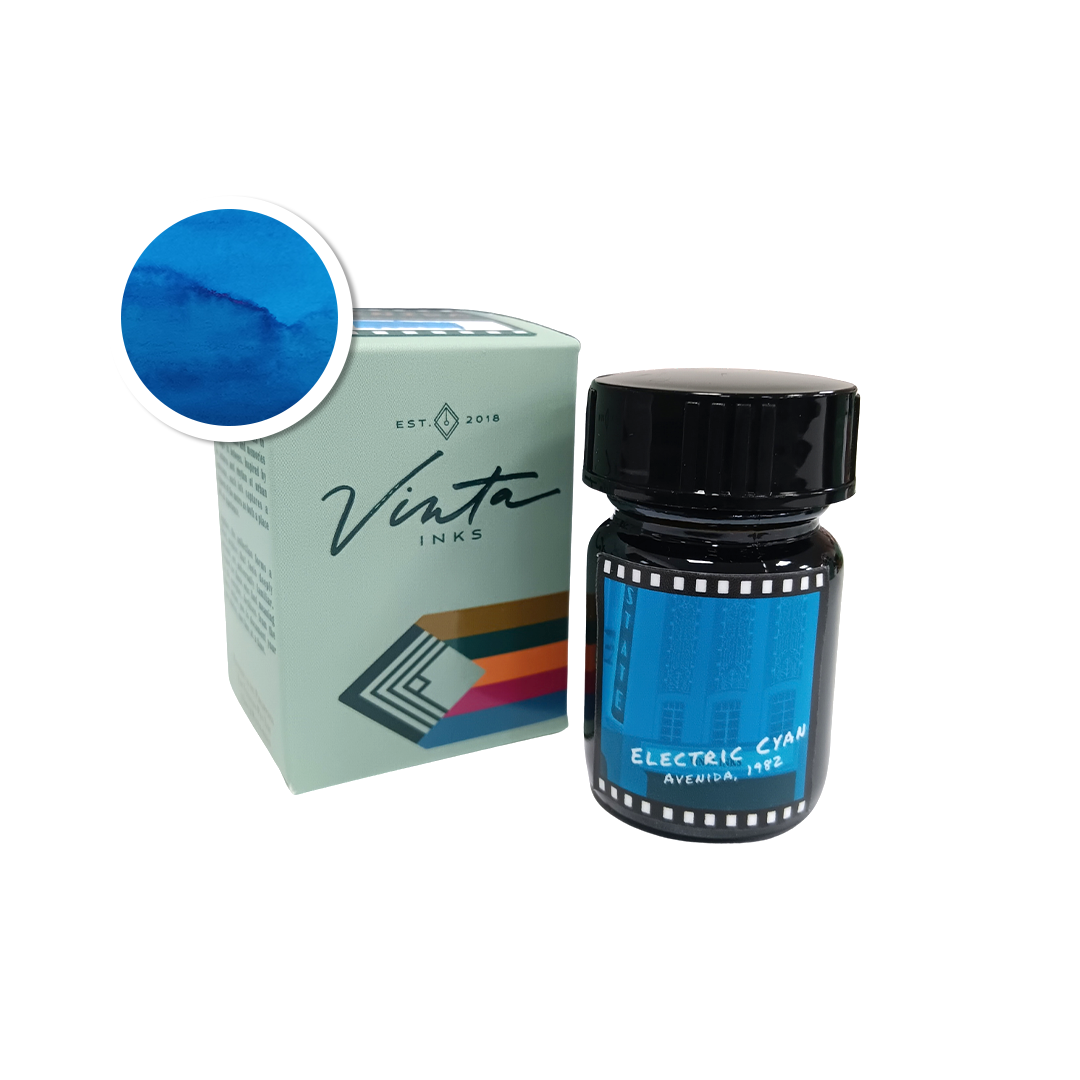 Vinta Inks - Archives From the Metro - Electric Cyan (Avenida, 1982) - 15 mL (Coming Soon)