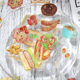 BGM Deco Clear Sticker - Food Diary - Western Style Bento