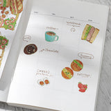 BGM Deco Clear Sticker - Food Diary - Western Style Bento