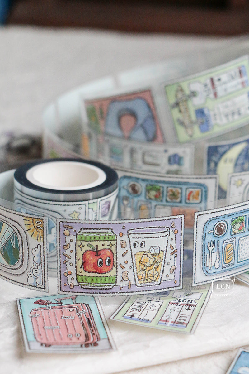 LCN 海外　PETテープ　tins LCN PET Tape - When Travel – Yoseka Stationery
